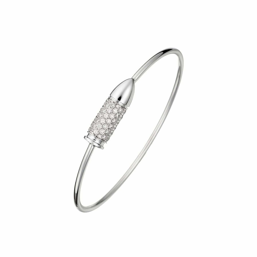 Akillis Bracelet Akillis Flex Ferm Aimant Bang Bang En Or Blanc Pav De Diamants