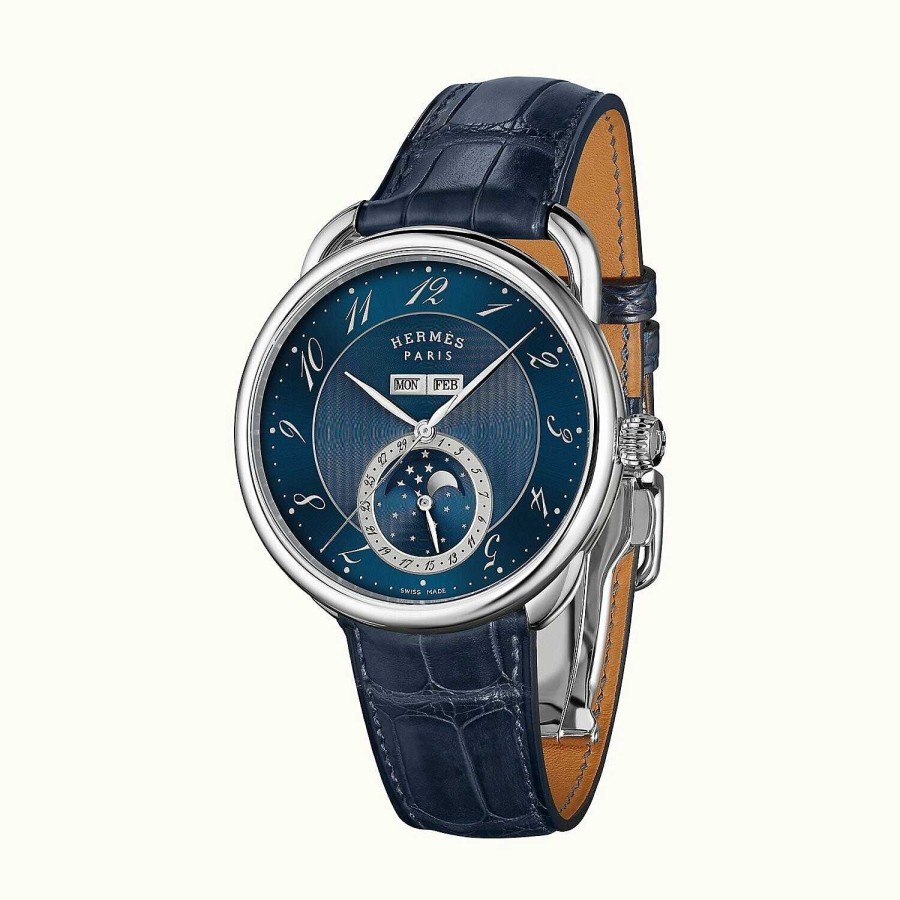 Hermès Montre Herm S Arceau Grande Lune, 43X43Mm