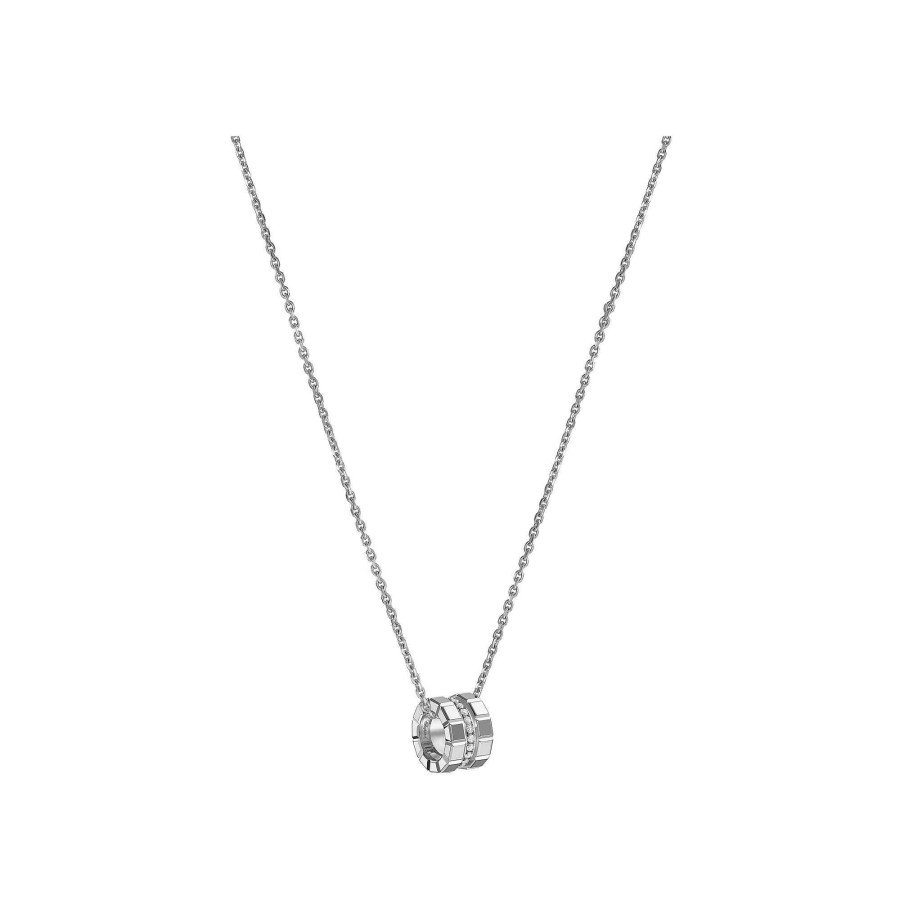 Chopard Pendentif Chopard Ice Cube En Or Blanc Et Diamants