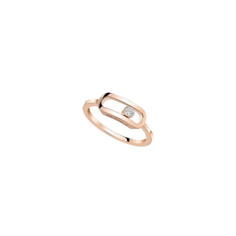 Messika Bague Messika Move Uno Grand Mod Le En Or Rose Et Diamant