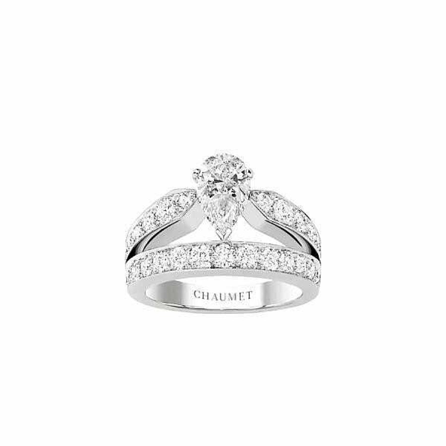 Chaumet Bague Chaumet Jos Phine Aube Printani Re En Platine Et Diamants