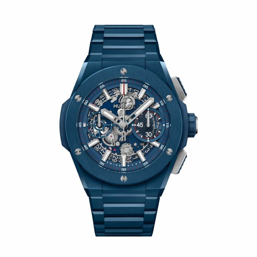 Hublot Montre Hublot Big Bang Integrated Blue Ceramic 42Mm