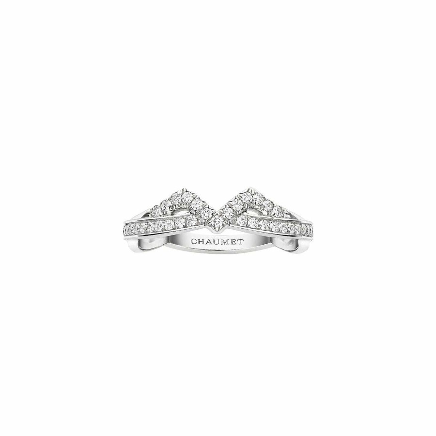 Chaumet Alliance Chaumet Jos Phine Amour D'Aigrette En Or Blanc Et Diamants