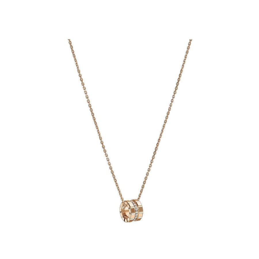 Chopard Pendentif Chopard Ice Cube En Or Rose Et Diamants