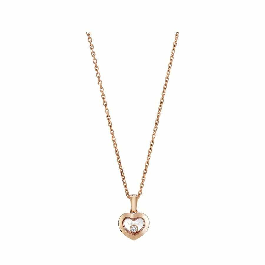 Chopard Pendentif Chopard Happy Diamonds Icons En Or Rose Et Diamant