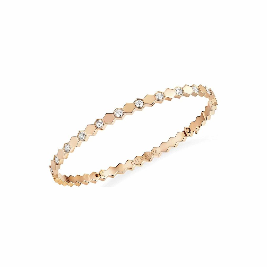 Chaumet Bracelet Chaumet Bee My Love En Or Rose Et Diamants