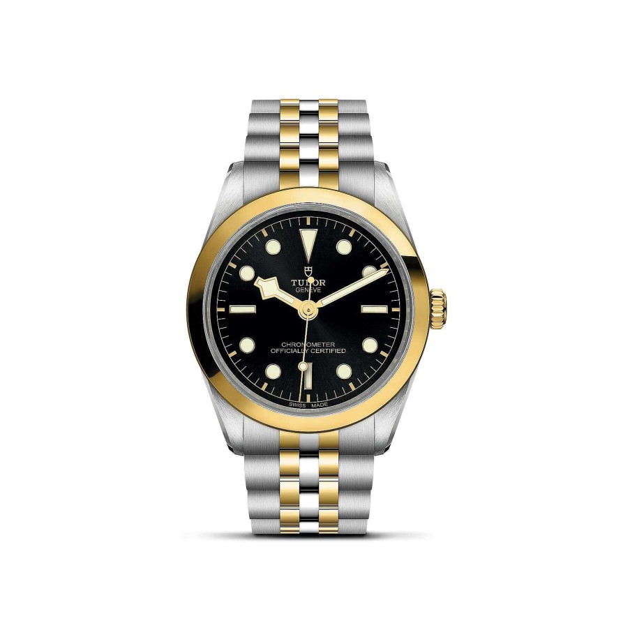 TUDOR Montre Tudor Black Bay 36 S&G Bo Tier En Acier 36 Mm, Bracelet En Acier Et Or Jaune