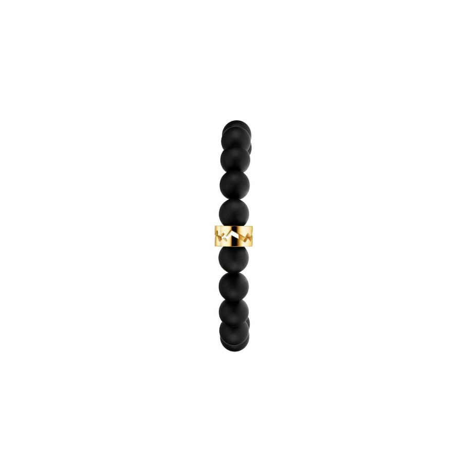 Akillis Bracelet Akillis Capture Me En Or Jaune Et Onyx