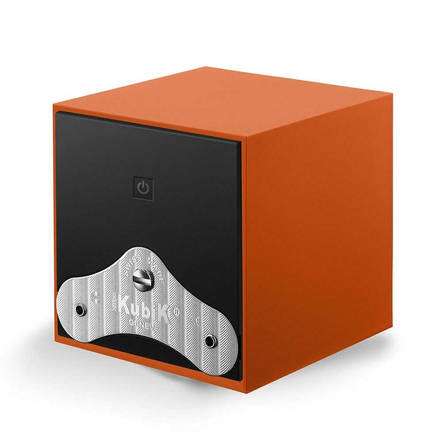 SwissKubiK Remontoir Pour Montre Automatique Swisskubik Startbox Orange