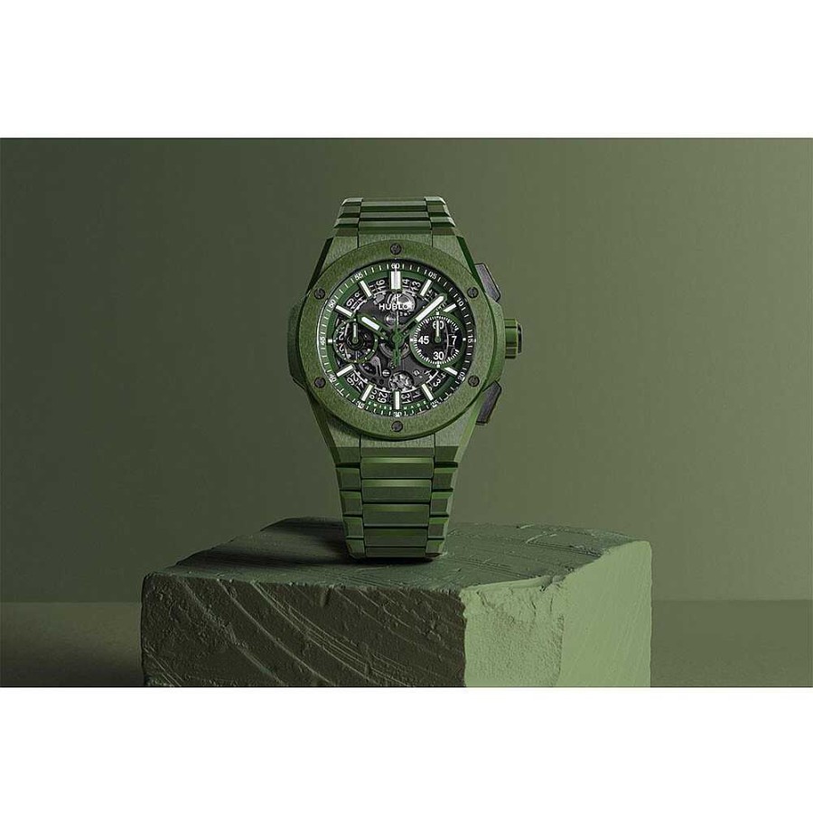 Hublot Montre Hublot Big Bang Integrated Green Ceramic, Dition Limit E