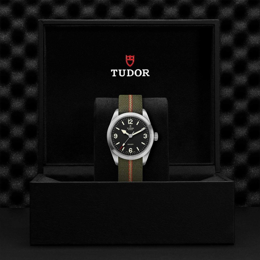 TUDOR Montre Tudor Ranger, Bo Tier En Acier 39 Mm, Cadran Noir