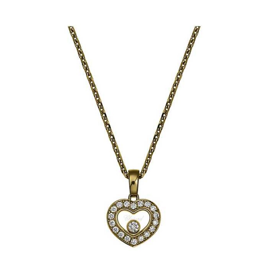 Chopard Pendentif Chopard Happy Diamonds Icons En Or Jaune Et Diamants