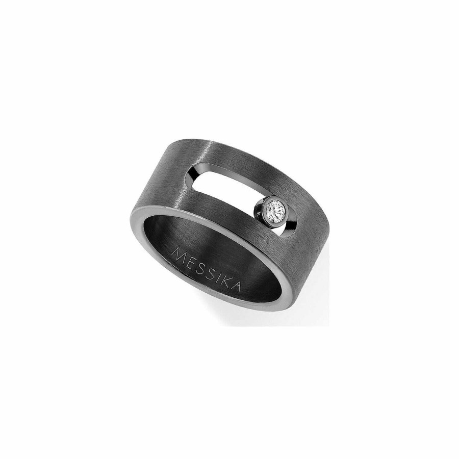 Messika Bague Messika Move Titanium Graphite En Titane Et Diamant